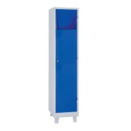 Armoire reception ligne sale 1 colonne 1 trappe Gris/bleu