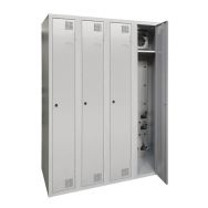 Armoire séchante IP 4 colonnes à clé Gris clair