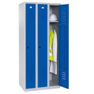 Armoire vestiaire indépendante industrie propre 3 cases