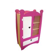 Armoire vêtement poupée