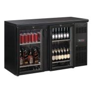 Arrière bar 2 portes battantes vitrées- 349L- EUROBAR-2PV