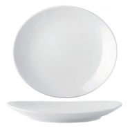 Assiette à burger en porcelaine