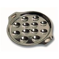 Assiette à escargots inox