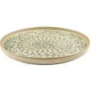 Assiette bord droit Esmeralda - In Situ - Lot de 4