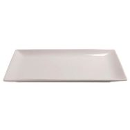 Assiette carrée plate en porcelaine 12x12x2 cm blanc-Clelia