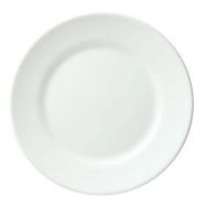 Assiette creuse en verre trempé ø22,5 cm blanc-Restaurant-Arcoroc