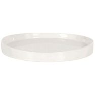 Assiette dessert en porcelaine ø20 cm blanc-Virgo