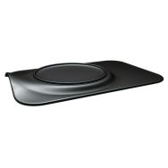 Assiette en porcelaine noir-Burger Chic