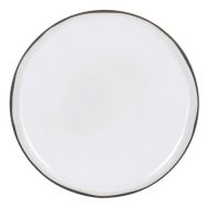 Assiette plate en porcelaine-Caractere-Revol