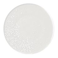 Assiette plate en porcelaine ø27 cm blanc-Agrume