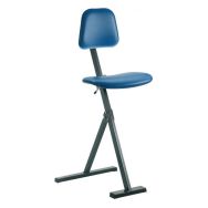 Assis-debout 1202 - Similicuir Bleu