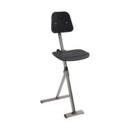 Assis-debout, cadre pliable, inox