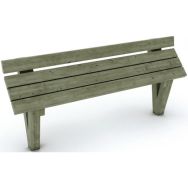 Assis debout Royan 200x41x94 cm - pin