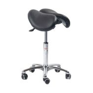 Assise Selle Echo En Deux Parties Cuir Noir