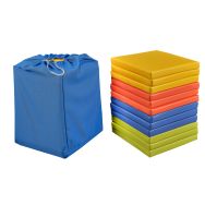 Assise indivuelle Empilo -12 coussins + sac de rangement LXHXP:40x48x40 cm