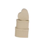 Assort 3 boîtes c urs 14x8/18x11cm