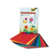 Assortiment 10 feuilles vitrophanie 25 x 33 cm