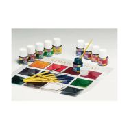 Assortiment 10 flacons vitrail à l'eau 45ml pébéo