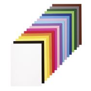 Assortiment 500 feuilles carton dessin A4 180g 17 coloris
