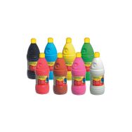 Assortiment 8 flacons 1 litre gouache giotto bébé