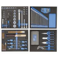 Assortiment d'outils dans les modules d'outils de contrôle 147 pcs