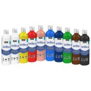 Assortiment de 10 flacons 500 ml brillo pebeo