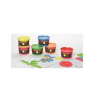 Assortiment de 6 pots 225 ml peinture aux doigts fluo sélection PICHON