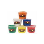 Assortiment de 6 pots 500 ml peinture aux doigts sélection pichon