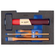 Assortiment de burins dans le module 1/2 L-BOXX 136