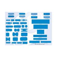 Assortiment de pansements détectable pour plaies