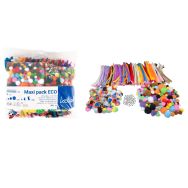 Atelier maxi pack pompons, chenilles et yeux mobiles