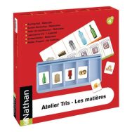 Atelier tris les matières pour 2 enfants