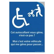 Autocollant - Cet autocollant vous gêne... papier