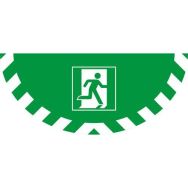 Autocollant pour sol - Issue de secours - Manutan Expert