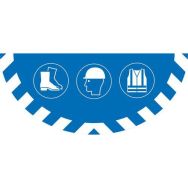 Autocollant pour sol - Port des EPI - Manutan Expert