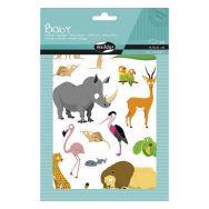 Baby, Animaux sauvages, Sach 6 pl 14,8x21cm