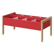 Bac à albums/BD Ellipse enfant structure bois - Manutan Expert