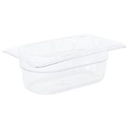 Bac à aliments gastronorm 1/9 - 1,1 litres polycarbonate Rubbermaid