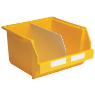 Bac à bec pick in assemblable - Longueur 400 mm - 28 L - Jaune