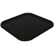 Bac à ciment carré noir 1 x 1 m