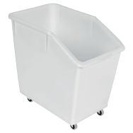 Bac à ingrédients 80 L - 4 roues - Blanc