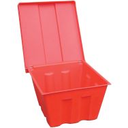 Bac à sel ou sable - 100 L - Rouge