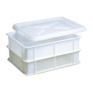 Bac côtés ajourés fond plein 40x30 cm - 10 L