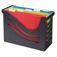 Bac de classement +  5 x dossiers suspendus Euroflex Noir