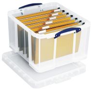 Bac de rangement - Longueur 395 mm - 9 à 19 L - Modèle translucide