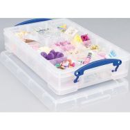 Bac de rangement 11 litres avec diviseur 6 compartiments 456x356x148 mm