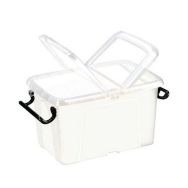 Bac de rangement Strata - Couvercle double rabat 1.7 L Transparent