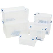 Bac de rangement et couvercle - L320 à 580mm- 10 à 70L- Manutan Expert