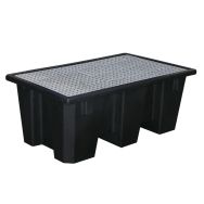 Bac de rétention PE recyclé 220 L, Poids : 25 kg