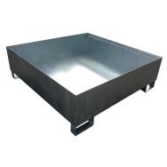 Bac de rétention galvanisé - Capacité de rétention 440 L